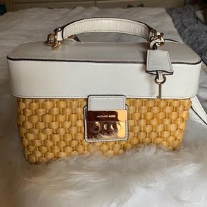 Michael Kors wicker/straw bag